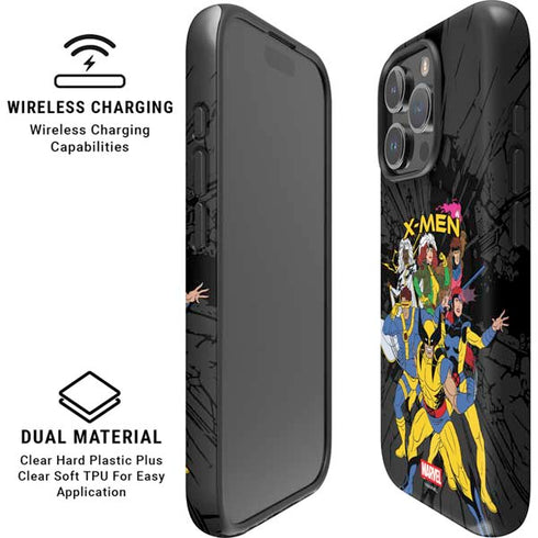 Marvel X-Men Group iPhone 16 Pro Magsafe Impact Case